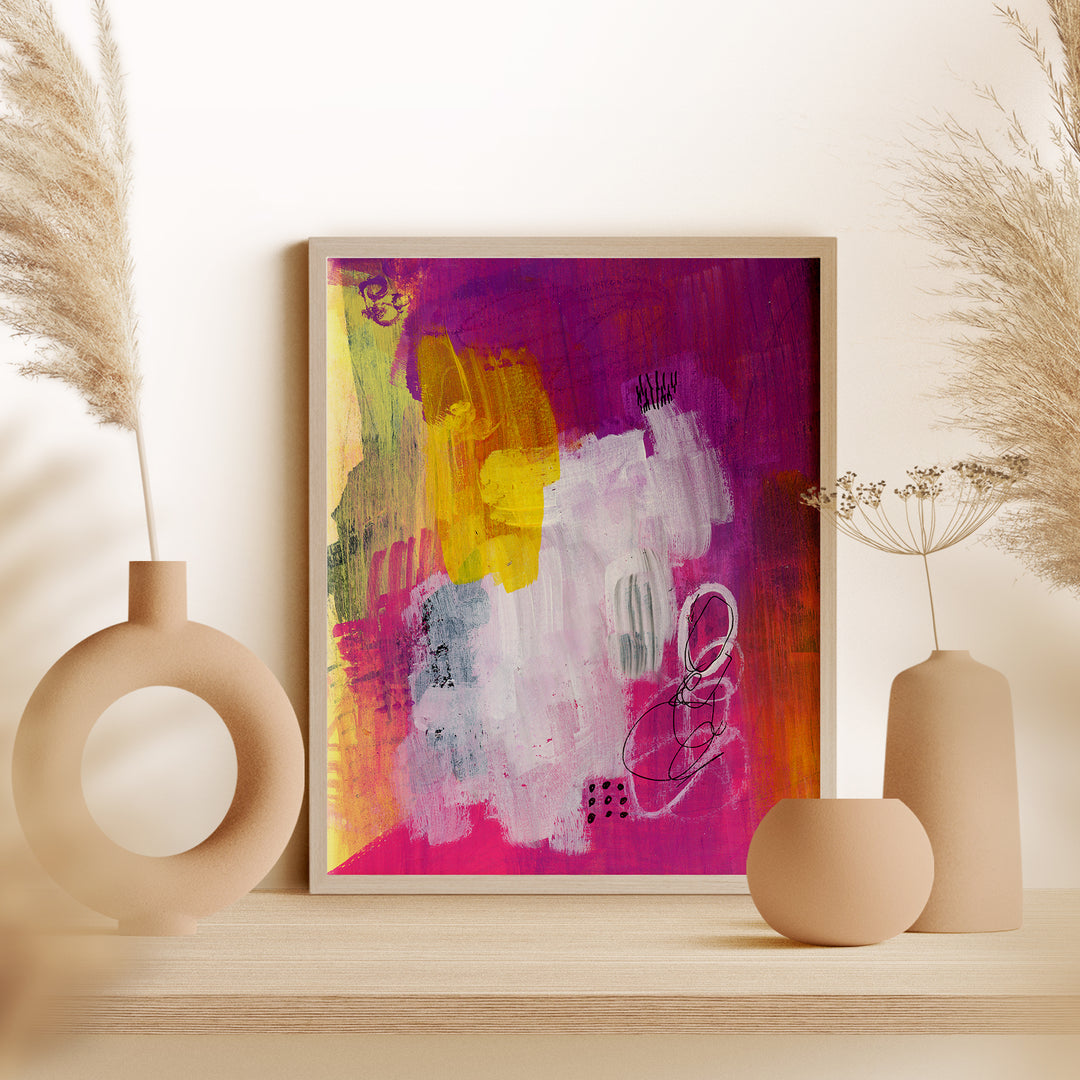 Pink Rising Collection - Art Print